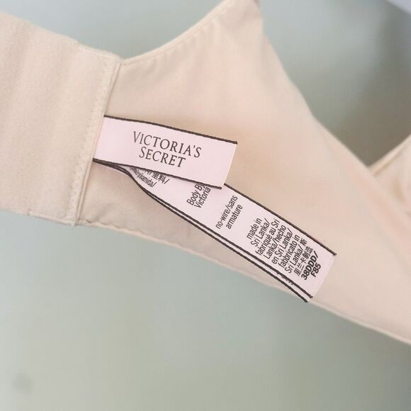 Victoria's Secret Body By Victoria No Wire Nursing Bra 38DDD Lined Breastfeeding - Picture 5 of 11